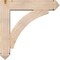 Ekena Millwork Thorton Arts and Crafts Smooth Bracket w/ Offset Brace, Douglas Fir, 7 1/2"W x 34"D x 34"H BKT0806X34X34THR03SDF - alternate 2